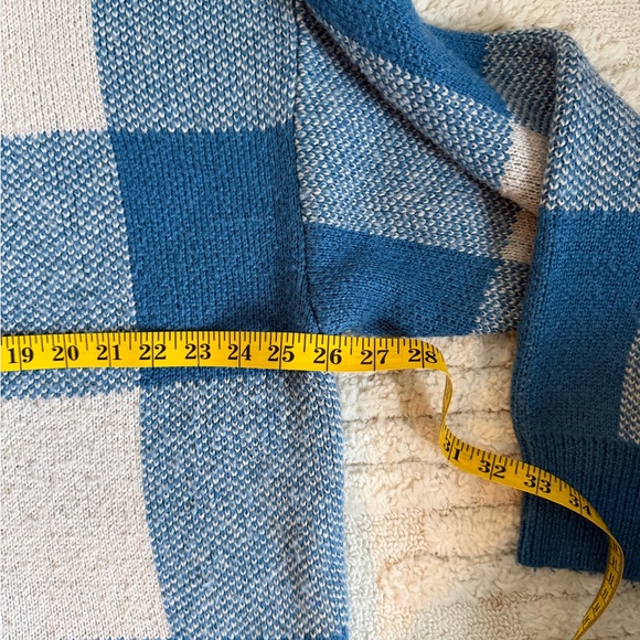 OAK + FORT Oversized Checkered Crewneck Sweater - Picture 7 of 8